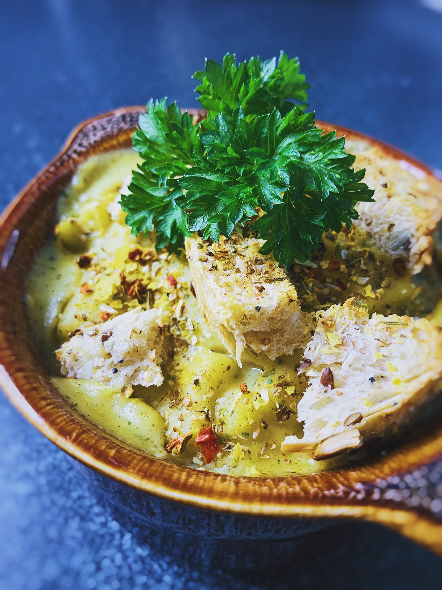 Vegan Mac and Blue Cheese