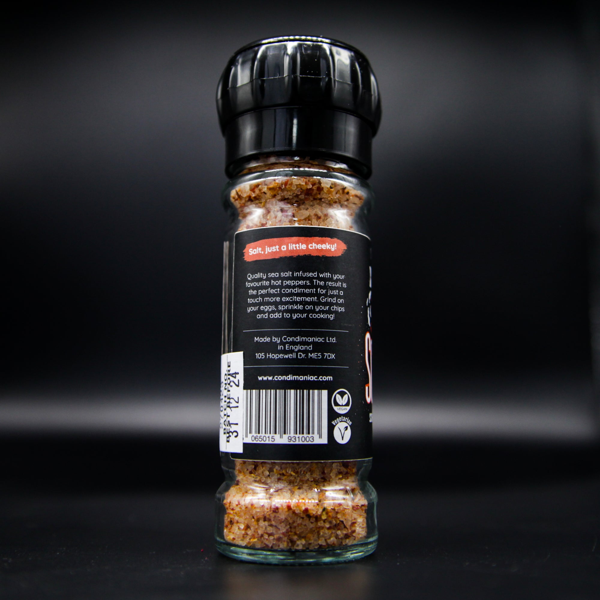 Condimaniac's 'Cheeky Salts' Scorpion Chilli Infused Salt