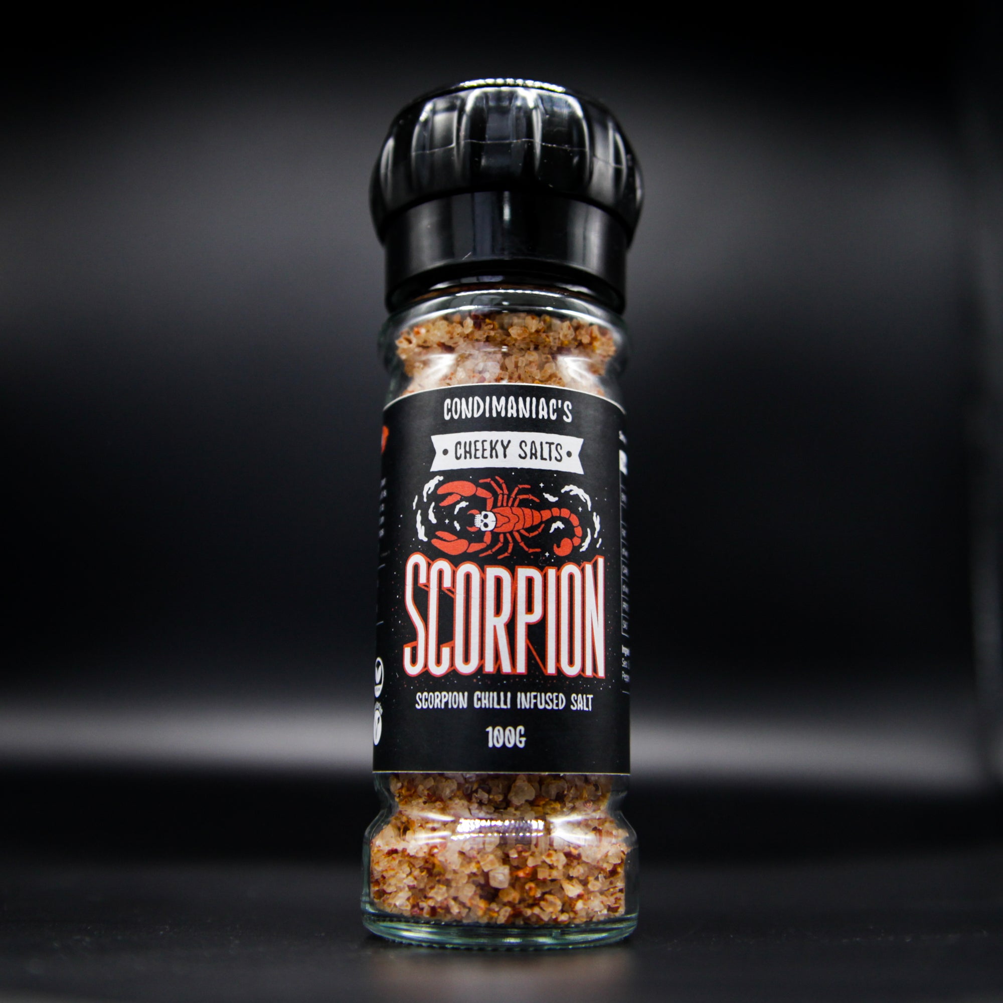 Condimaniac's 'Cheeky Salts' Scorpion Chilli Infused Salt