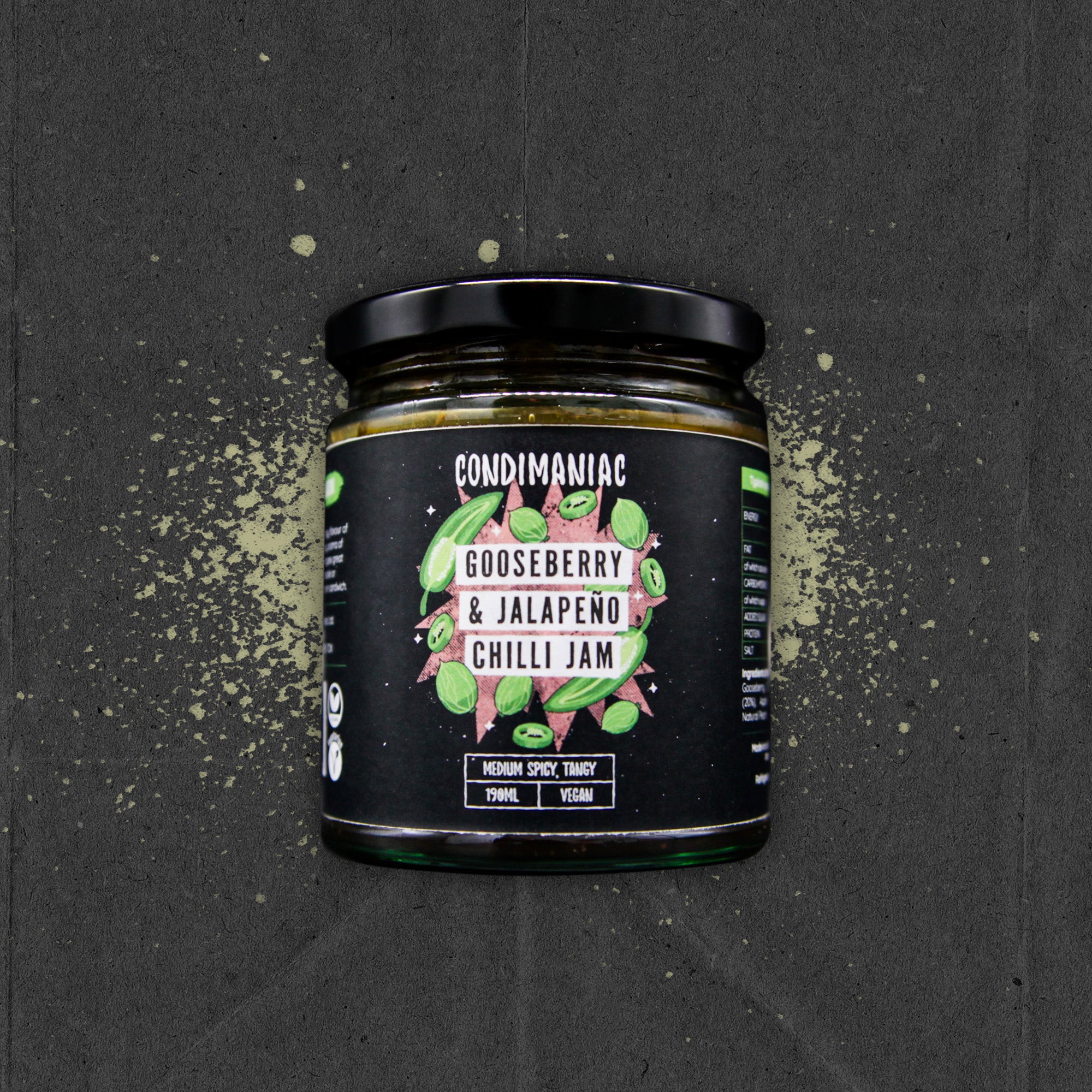 Condimaniac Gooseberry & Jalapeño Chilli Jam