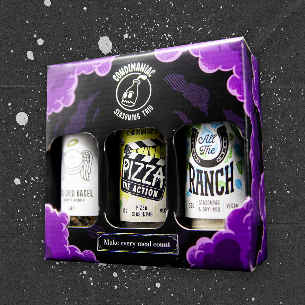 Condimaniac Seasoning Trio Gift Set - Mix & Match