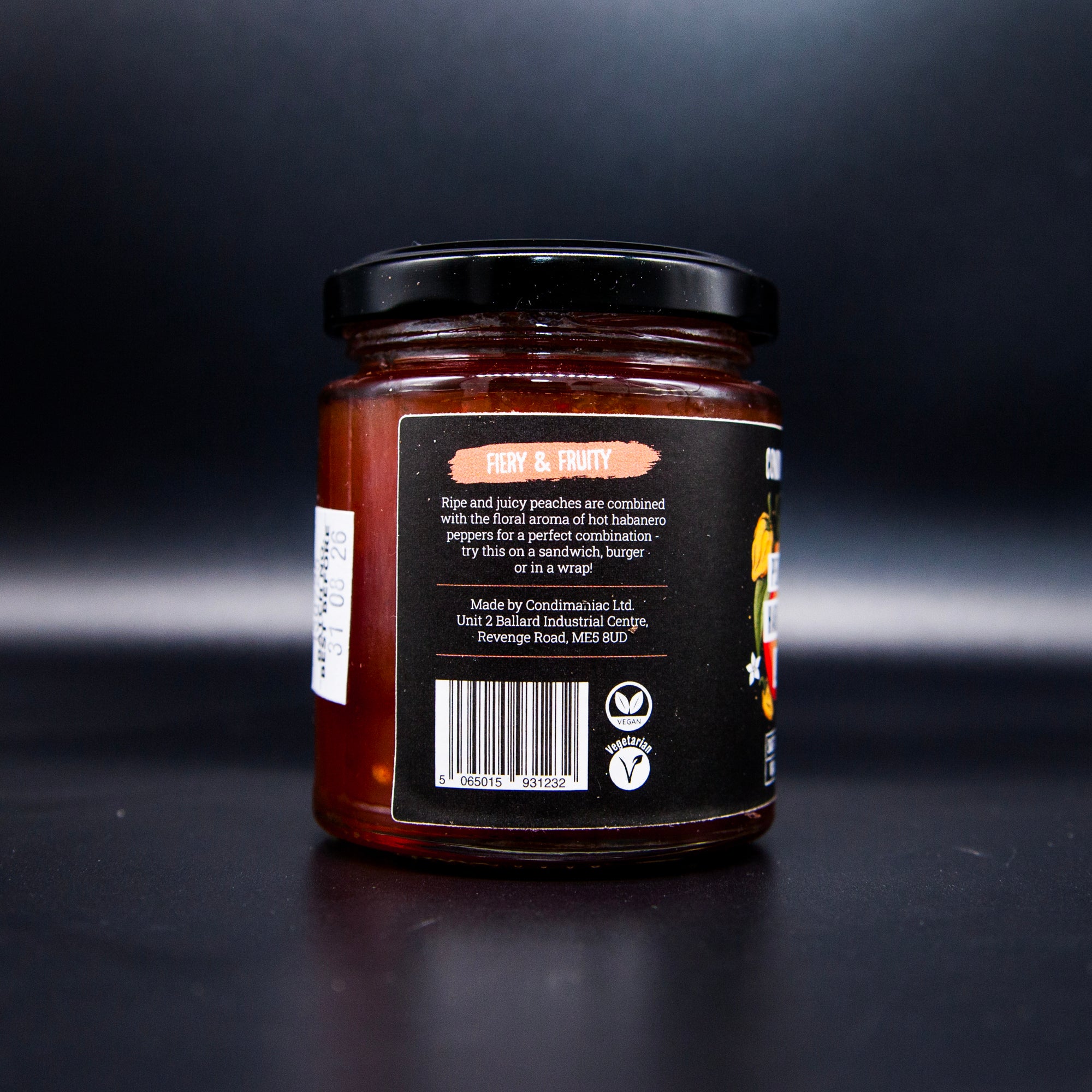 Condimaniac Peach & Habanero Chilli Jam