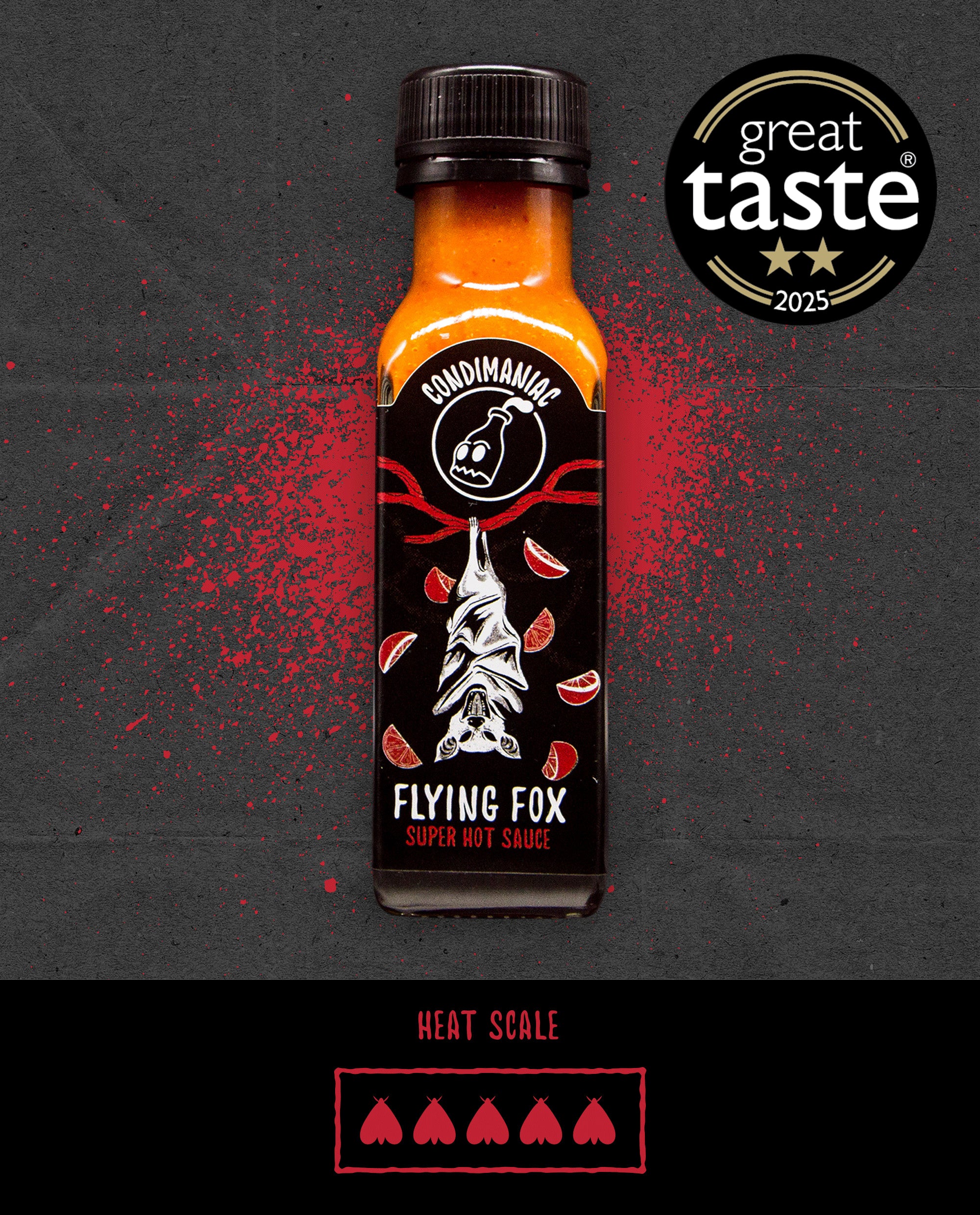 Condimaniac Flying Fox Super Hot Sauce