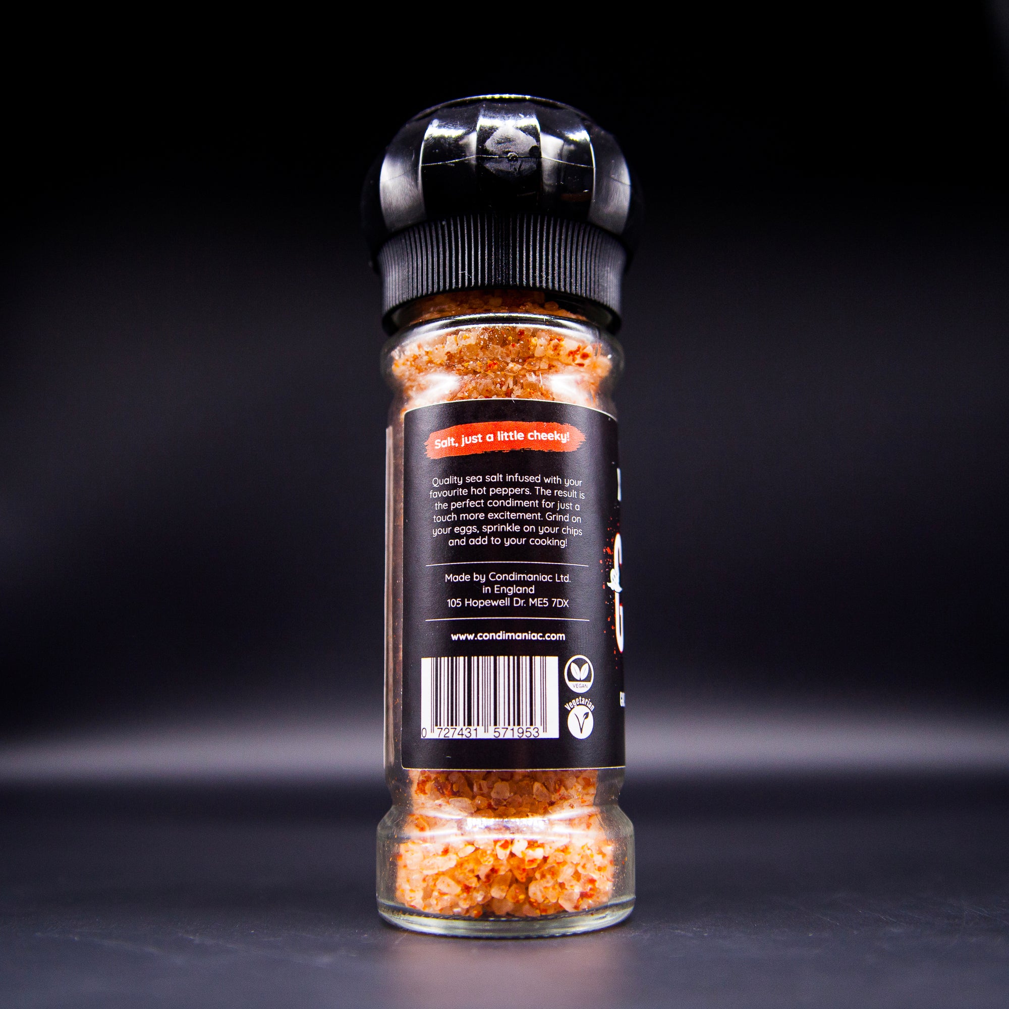 Condimaniac's 'Cheeky Salts' Ghost Pepper Infused Salt