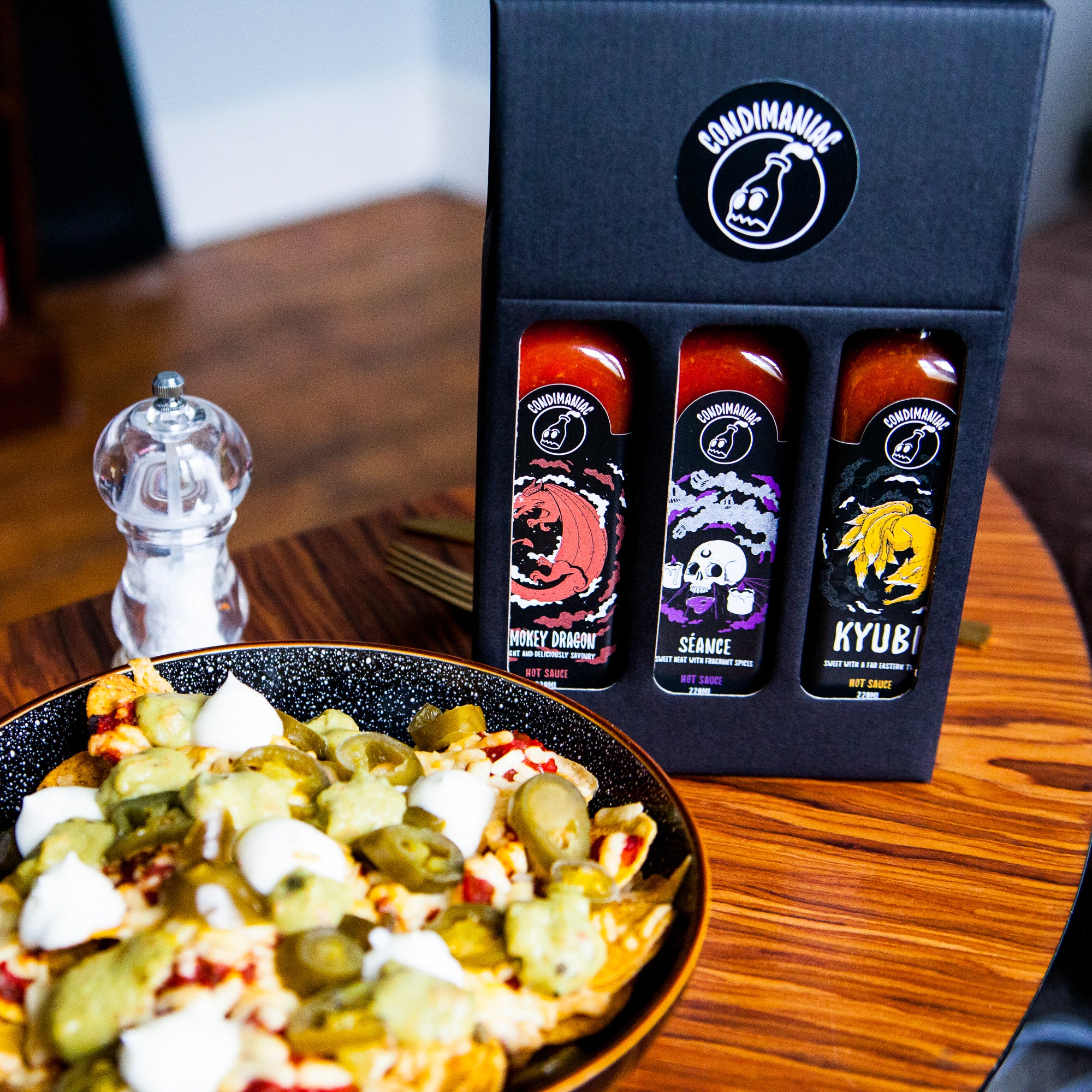 Condimaniac Hot Sauce Gift Set (227ml x 3) Mix & Match