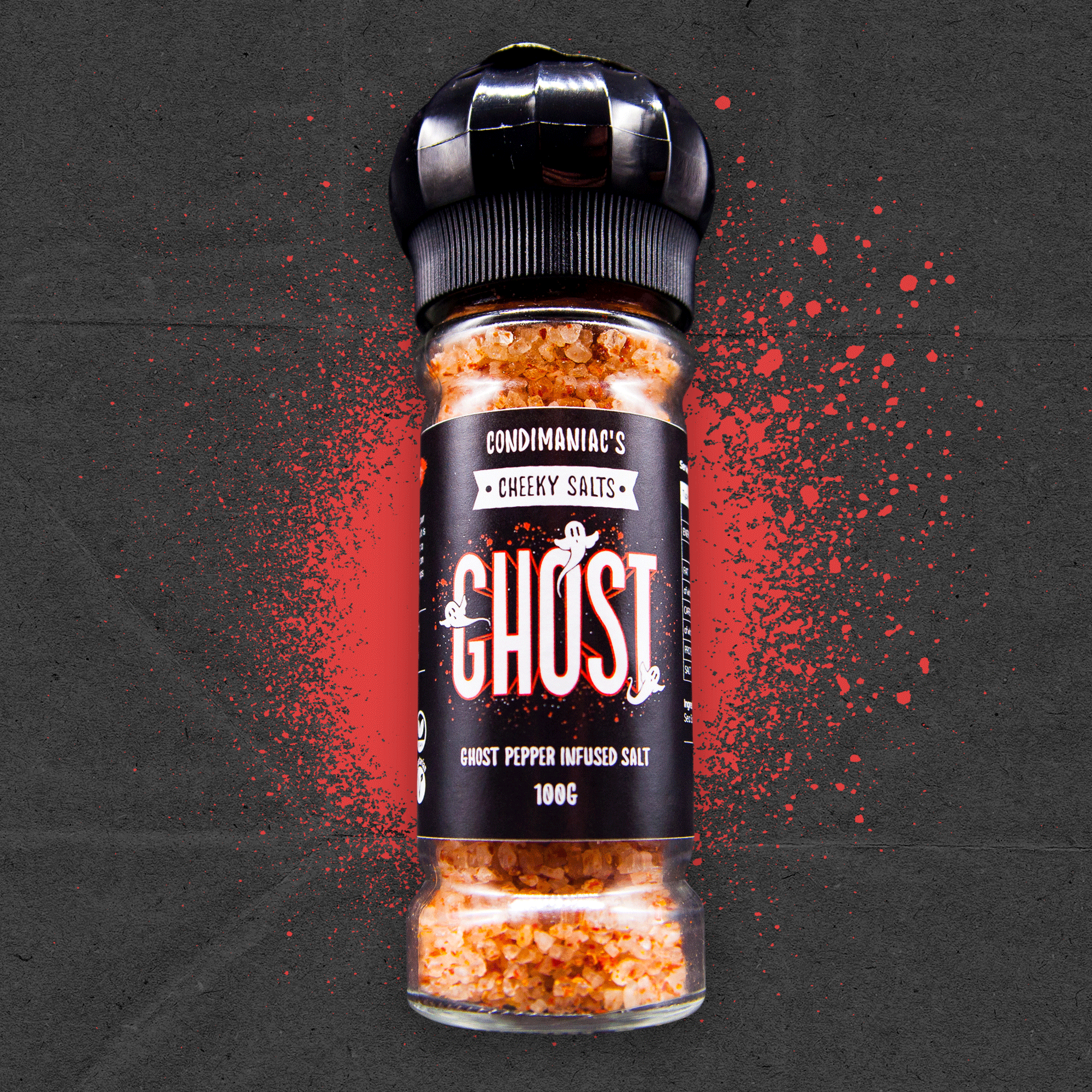 Condimaniac's 'Cheeky Salts' Ghost Pepper Infused Salt