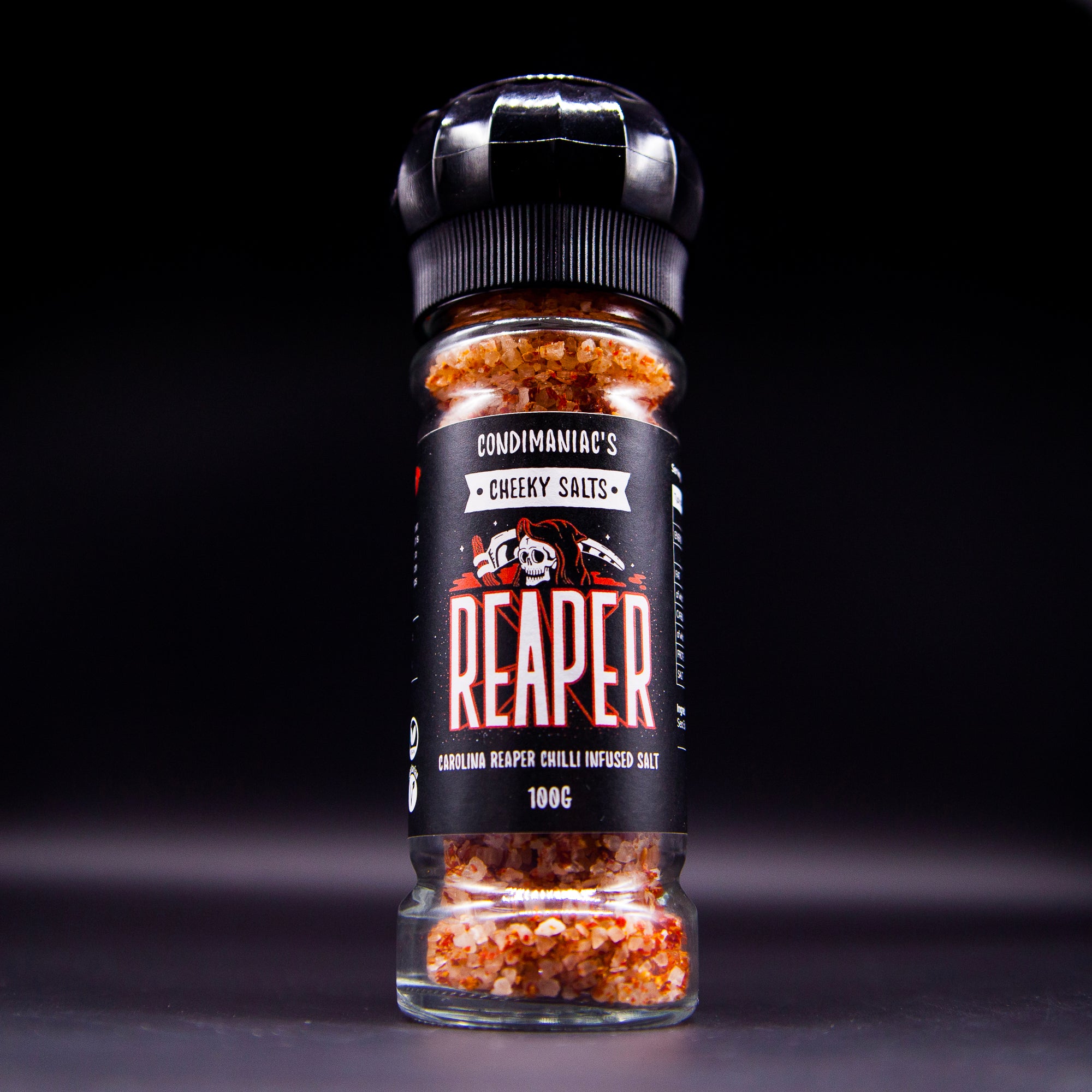 Condimaniac's 'Cheeky Salts' Carolina Reaper Chilli Infused Salt