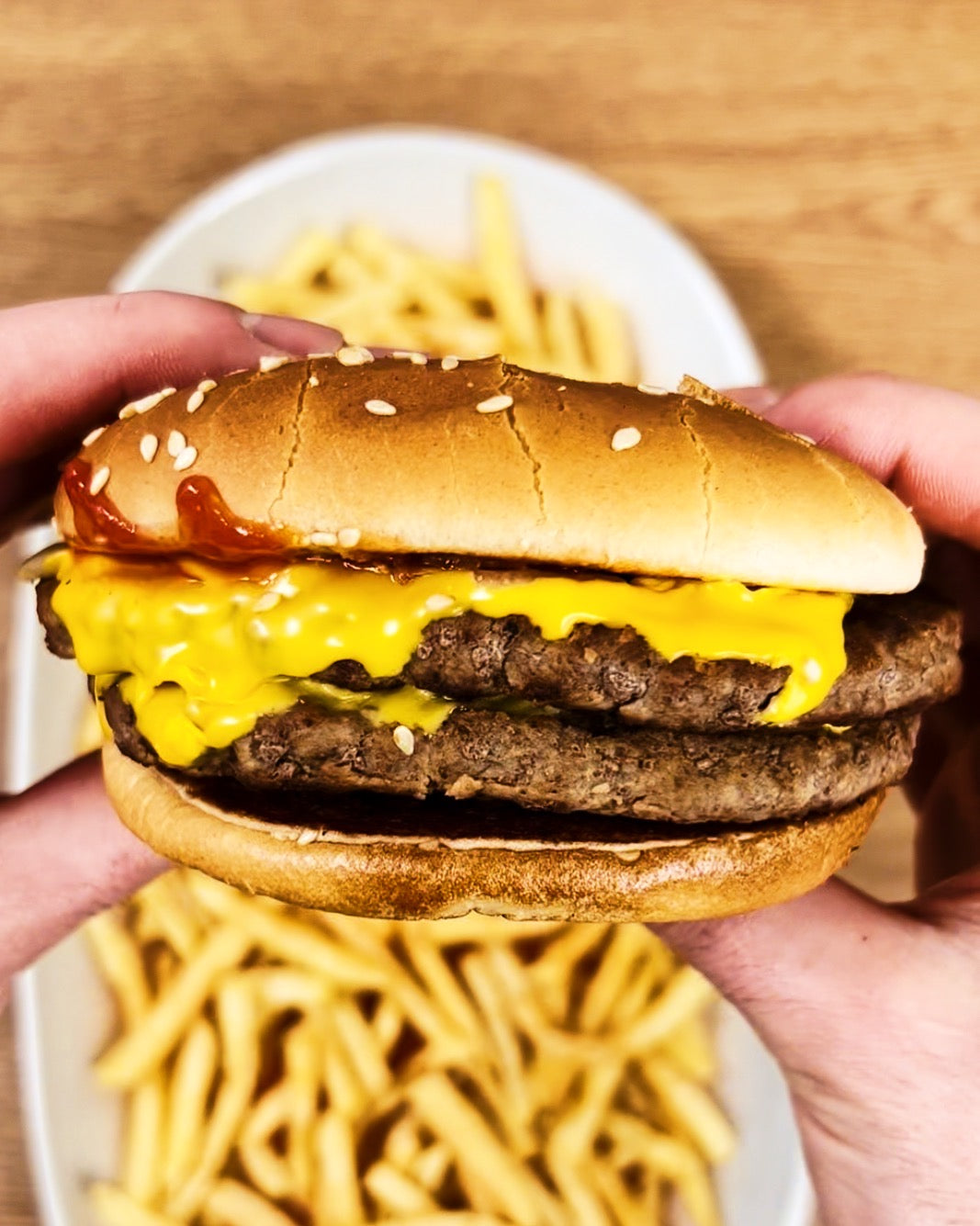 Dirty Fries Cheeseburger McDonalds