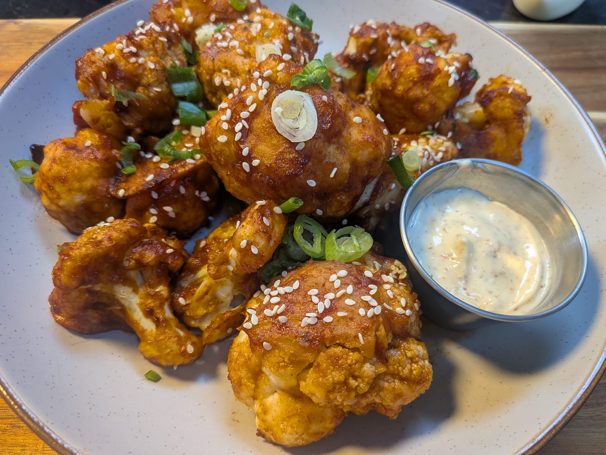 Korean-Style BBQ Cauliflower Wings