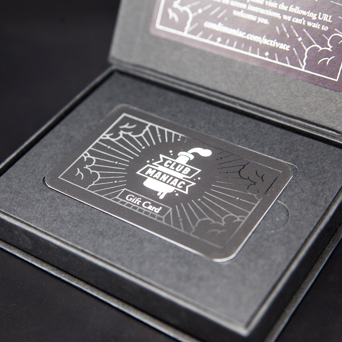 Club Maniac GIft Card Subscription