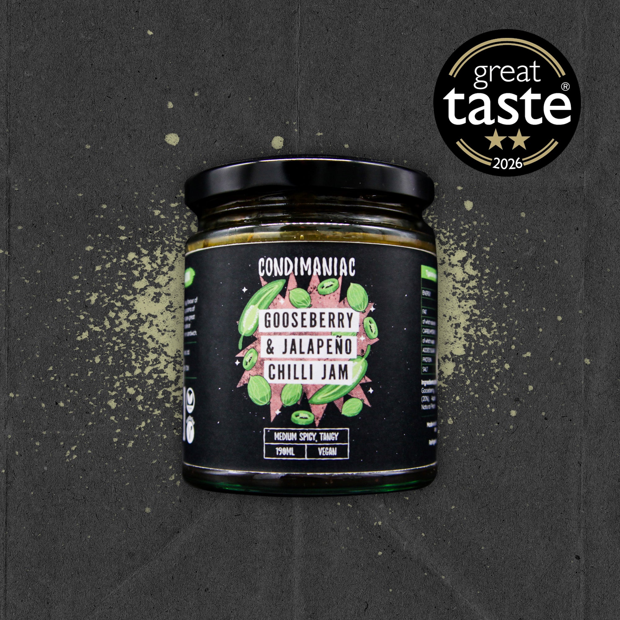 Condimaniac Gooseberry & Jalapeño Chilli Jam