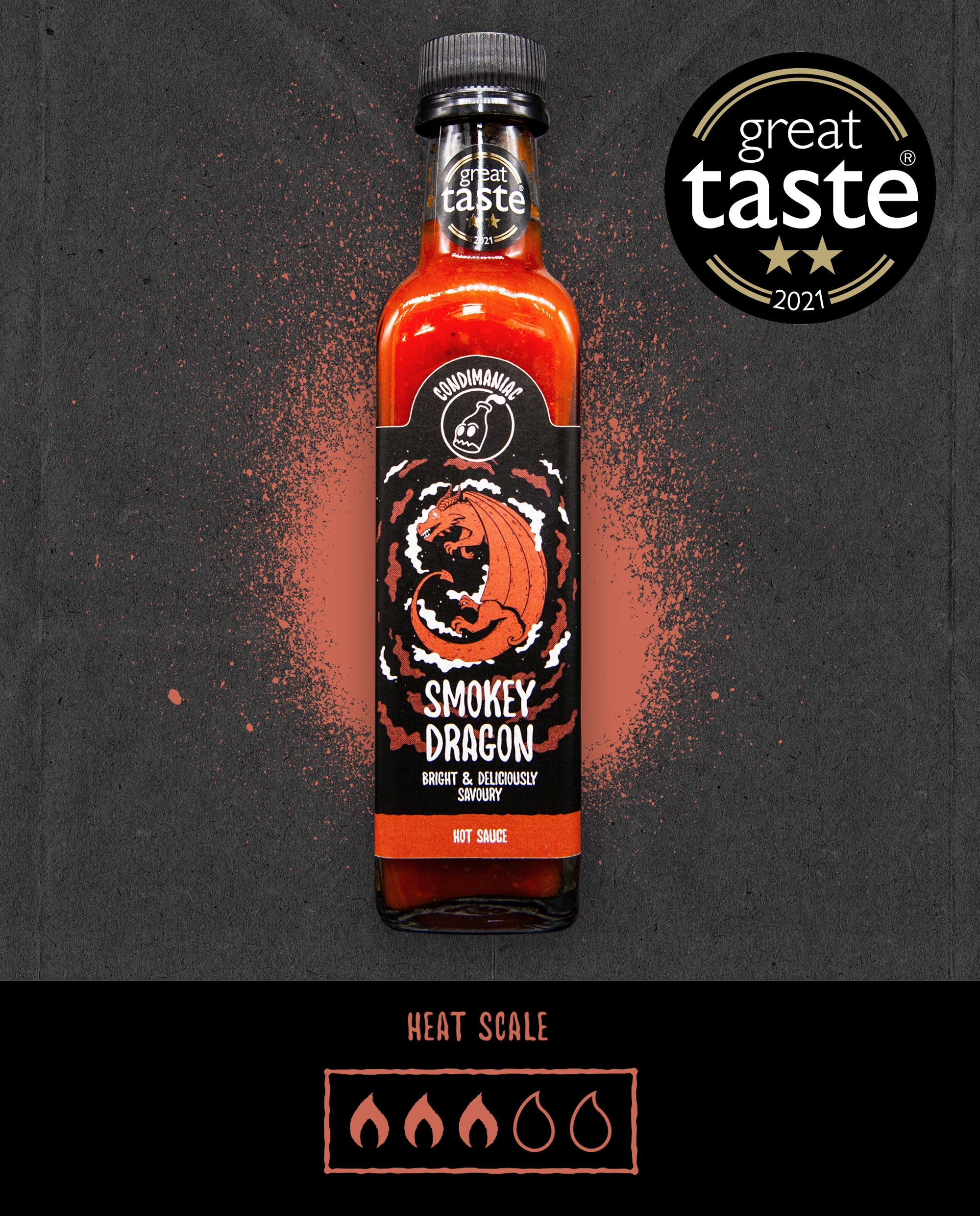 Condimaniac Smokey Dragon Hot Sauce