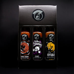 
            
                Load image into Gallery viewer, Condimaniac Hot Sauce Gift Set (227ml x 3) Mix &amp;amp; Match
            
        
