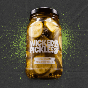 Condimaniac Wicked Pickles - Maple Syrup & Scotch Bonnet Gherkins
