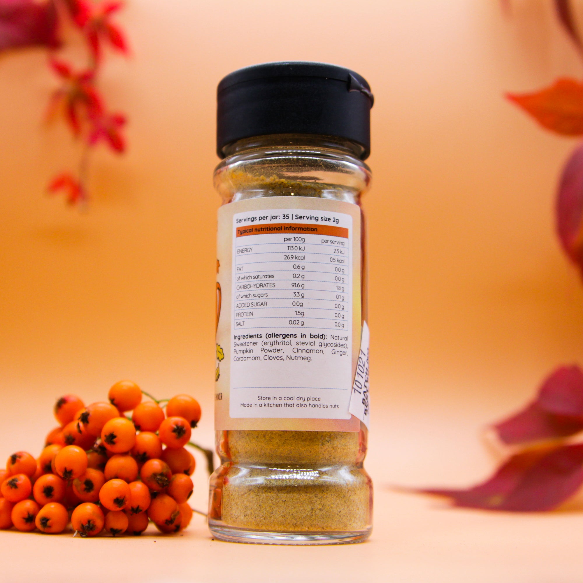 Condimaniac's Low-Sugar Pumpkin Spice Coffee Mixer - (70g) - Seasonal product