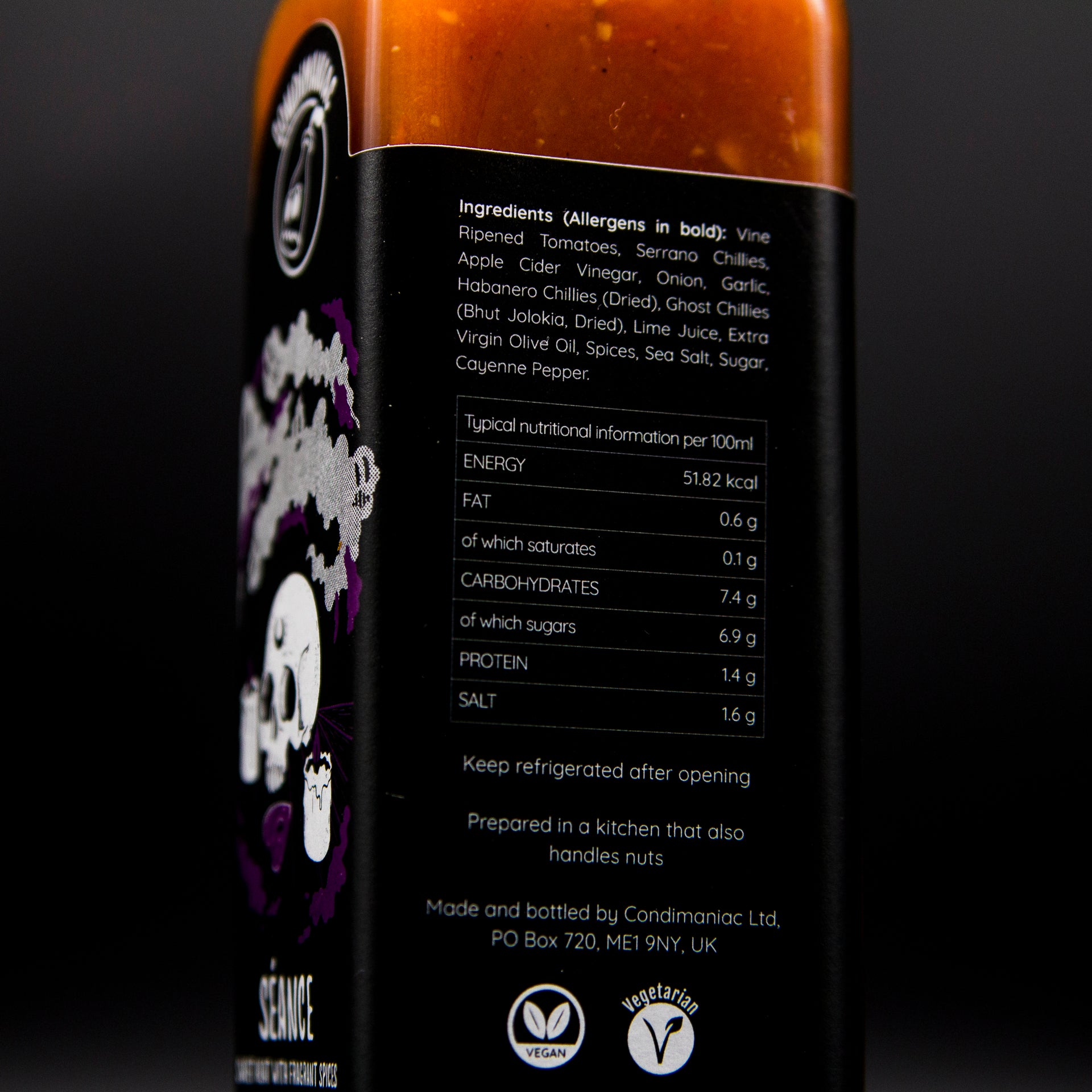 hot sauce ghost pepper ingredients